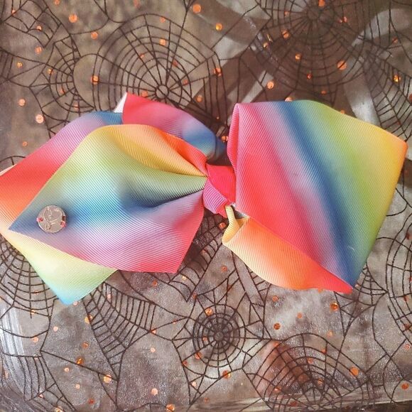 Girl's Rainbow Hair Bow - Picture 1 of 4